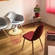 Cabine Feu ambiance chaleureuse - location cabinet paramedical sans engagement Casablanca